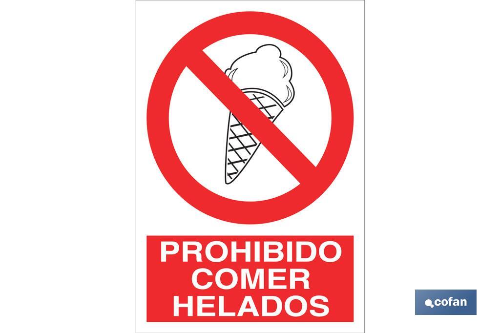 Prohibido comer helados