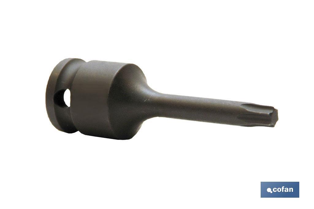 Vaso de impacto Torx de 3/8 | Modelo Macho | Disponible en varias medidas